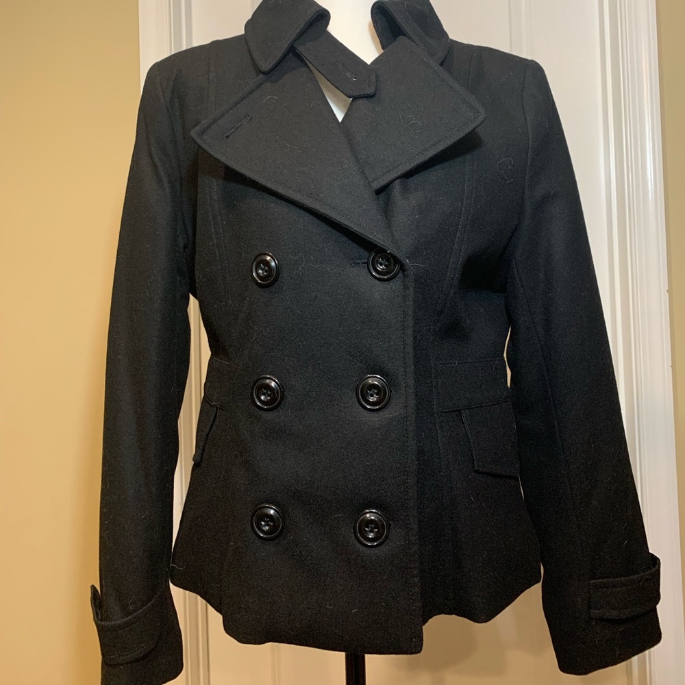 Attention Women’s Double Breasted Wool Coat Size L